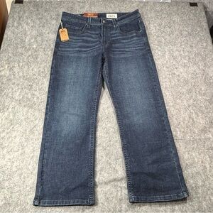 T.K. Axel Mens‎ Mid Wash Slim Boot Stretch Jeans Size 34x30